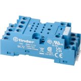 Screw socket blue for 35mm.rail, 55.32, 85.02 mod.99.01 (94.72)