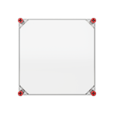 VMS 33 TRANSPARENT COVER + RED SCREWS