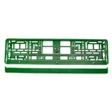License Plate Frame - Green metalic