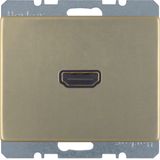 High definition soc. out., arsys, light bronze matt, lacq.