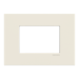 Frame - 1-gang / 3-modules - Niessen logo - White