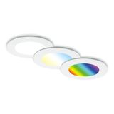 RGB-CCT LED recessed spots-Set,white,3xLED/4,8W, IP65