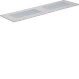 Slid. clos. plate, Univers, 1600x400 mm