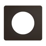 Cover Plate Celiane 1 Gang Matt Black