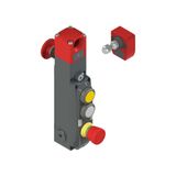 NG series safety switch with lock and integrated control devices, with actuator