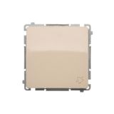 Bell Button, (module), 16AX, Screw, beige