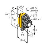 Ultrasonic Sensor diffuse mode sensor   QS18UNAEQ7