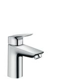 Logis 100 basin mixer without pop-up, chrome