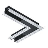 SUP2 TRACK U TL ELEC CON-H 48V 90° BK - Angle connector 90° (electric)