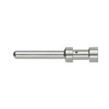 Heavy-duty connectors, Crimp contact, HE, Male, Conductor cross-section, max.: 0.3, turned, Copper alloy
