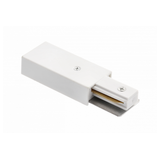 Power supply connector for 1-phase track, white