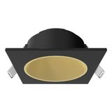 EXUMA DEEP BAFFLE SQUARE/ROUND BLACK/GOLD