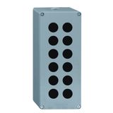 PUSH BUTTON BOX EMPTY 12 HOLES