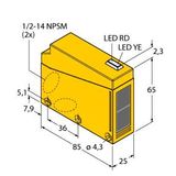 Photoelectric Sensor Opposed Mode Sensor (Emitter)   Q853E-B