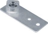 retaining tab with muffler bearing