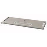 XPN4F-D-MCB08 Partition, NZM4 component mounting area/cable connection area, fixed mounting with rotary handle, main busbar back, W=800mm