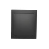 Splash-proof single switch, 10AX, black matt