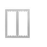 FLUSH MOUNTING WALL FRAME 2R/6MOD
