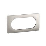 PLATE 2G LARGE SATIN ALUMINIUM