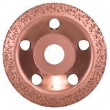 Tungsten carbide grinding head 115 x 22.23 mm; fine, angled