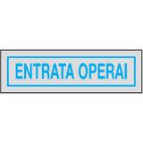 Information sign - Al - Dim: 210x52.5 mm