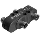 Sensor-actuator adaptor, Number of poles: 4, Coding: K-coded, 630 V