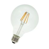 LED Filament G95 E27 240V 6W 2700K Clear