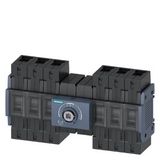 SENTRON, 3KC transfer switching equipment, manually operated, MTSE, size: 5, 3-pole, Iu: 1250 A, Ue