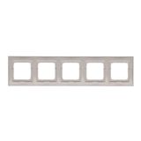 Two-way switch with LED illumination, 10AX, cream white/electro white