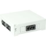 Flat box, 4x3p black + 1x3p black male Wieland