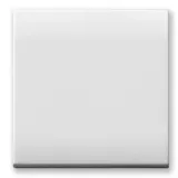 Smooth button button, Domus S44, RAL 9010 colour, N.A. 1P 10A illuminable - glossy finish - 2 Mod.