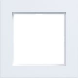 Cover frame single, A.1, matte light white
