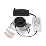 NEW TRIA® 68, recessed ceiling light, 2700K, 38°, IP 20, square, white