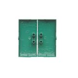Blind element without metal support (frame installation only), Silver matt, metalic