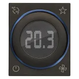 IoT dial thermostat FAN 2M black
