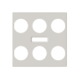 Cover plate - KNX 3-gang sensors with IR - 2M - Dune
