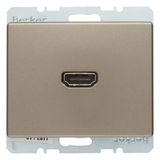 High definition soc. out. 90° plug connection, arsys, light bronze mat