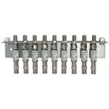 SAT Earthing angle with surge protection,  9xF, QEW 9-10