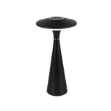 Torrez LED outdoor table lamp matt black rechargeable
