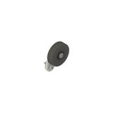 Lever with rubber roller, 40 mm diameter