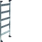 Equipment unit for FW flush encl. with 5 DIN rails, without cover, 750