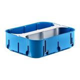 Junction box for cavity walls P6x60D MULTIBOX 2 blue