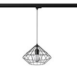 HANGING LAMP 3 PHASE UMBERTO BLACK E27