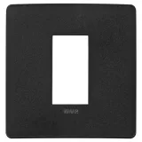 Plana Up 1M cover plate, matt black