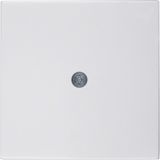 Centre plate for cable out., S.1/B.3/B.7, p. white glossy