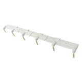 Interconnection strip ZGGZ4, possibility of connection of 6 sockets or relays