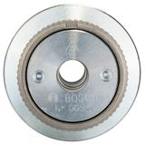 Quick-locking flange, conical