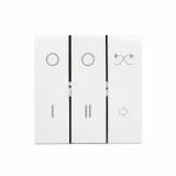 Manual control panel for decentralised heat recovery units - 2 modules