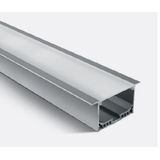 RECESSED PROFILE 2m FOR 40mm STRIPS + PC OPAL DIFF