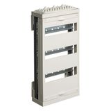 Retrofit panel, universZ, 1 empty 3-row distribution panel, with N/PE plug-in terminal